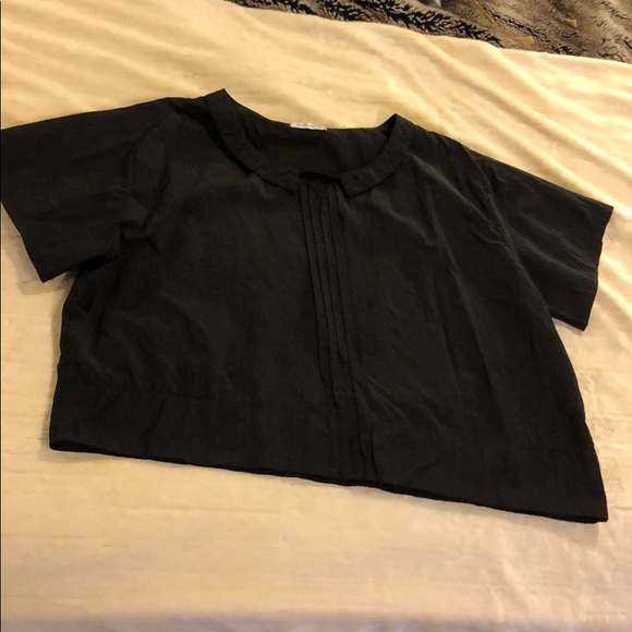 Tops - NWOT. XXL Black cotton polyester blouse